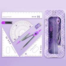 Student Stationery Set, Compass And Soft Ruler 8-Piece Set - Sets - View 7