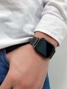 Bracelet de montre 20/22 mm, doux et respirant, style milanais, en acier inoxydable tressé avec boucle magnétique. Convient aux hommes et aux femmes. Compatible avec Samsung Galaxy Watch, Watch, Watch, Watch. Convient à tous les bracelets de montre d'une largeur de 20 mm à 22 mm.