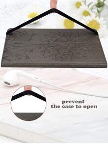 GLANDOTU Tablet Case Compatible With Samsung IPad Tablet PU Leather Folio Folding Stand Wallet Flip Case With Card Slot Pen Clip(Tree And Deer) Grey