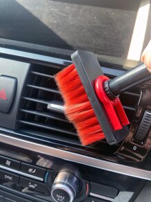 雙色多功能汽車出風口清潔刷