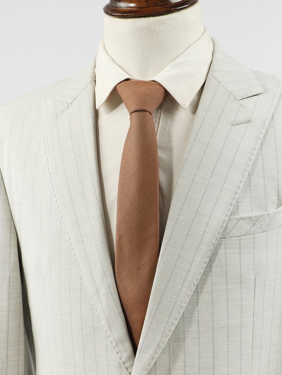 1pc Men's Solid Color Chestnut Brown Suit Fabric Necktie Casual Men Necktie,Festival,Fathers Day Gift