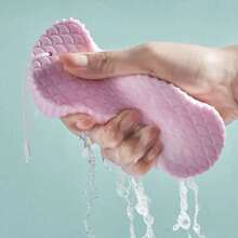 1pc Pink Matte Cosmetic Sponge, Painless - Pink - View 5