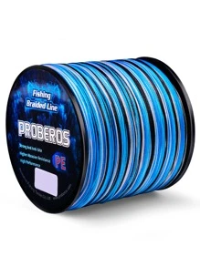 PRO BEROS 1pc Braided Detail Fishing Line - Blue - View 1