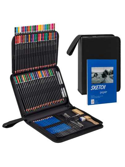 72色鉛筆木炭筆套裝（96件套）