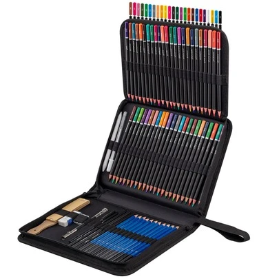 72色鉛筆木炭筆套裝（96件套）