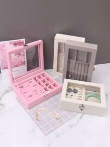 1入組多功能首飾收納盒 - 灰色 - 查看 1