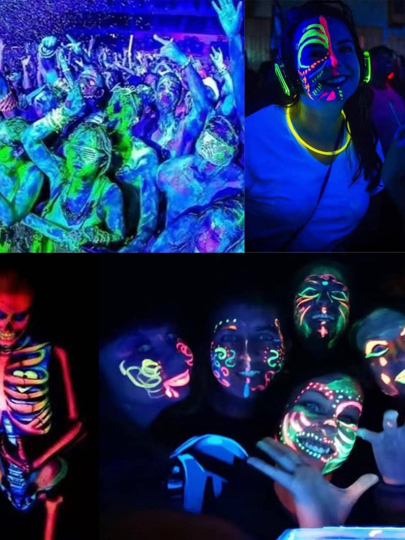 12pcs glow in the dark body paint SHEIN USA