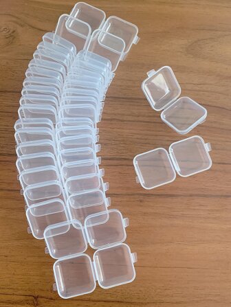 シンプル 透明なプラスチック 用 日常 カジュアル ジュエリーパッケージ 収納ボックス