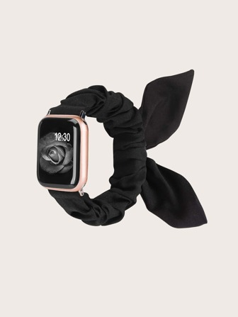 1pc Women's Black Butterfly Design Watch Band, Compatible With Apple Watch Band 49mm 45mm 44mm 42mm 40mm 41mm 38mm, Compatible With Apple Watch Series Ultra/se/8/7/6/5/4/3/2