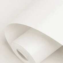 1 Cuộn Trắng Cá nhân hóa Đơn giản Đúng mốt Vải không dệt Chất vải Hình nền Chiều dài Tự chọn , Không thấm nước Đối với Phòng ngủ , Phòng khách , Bối cảnh Tường - trắng - Xem 3