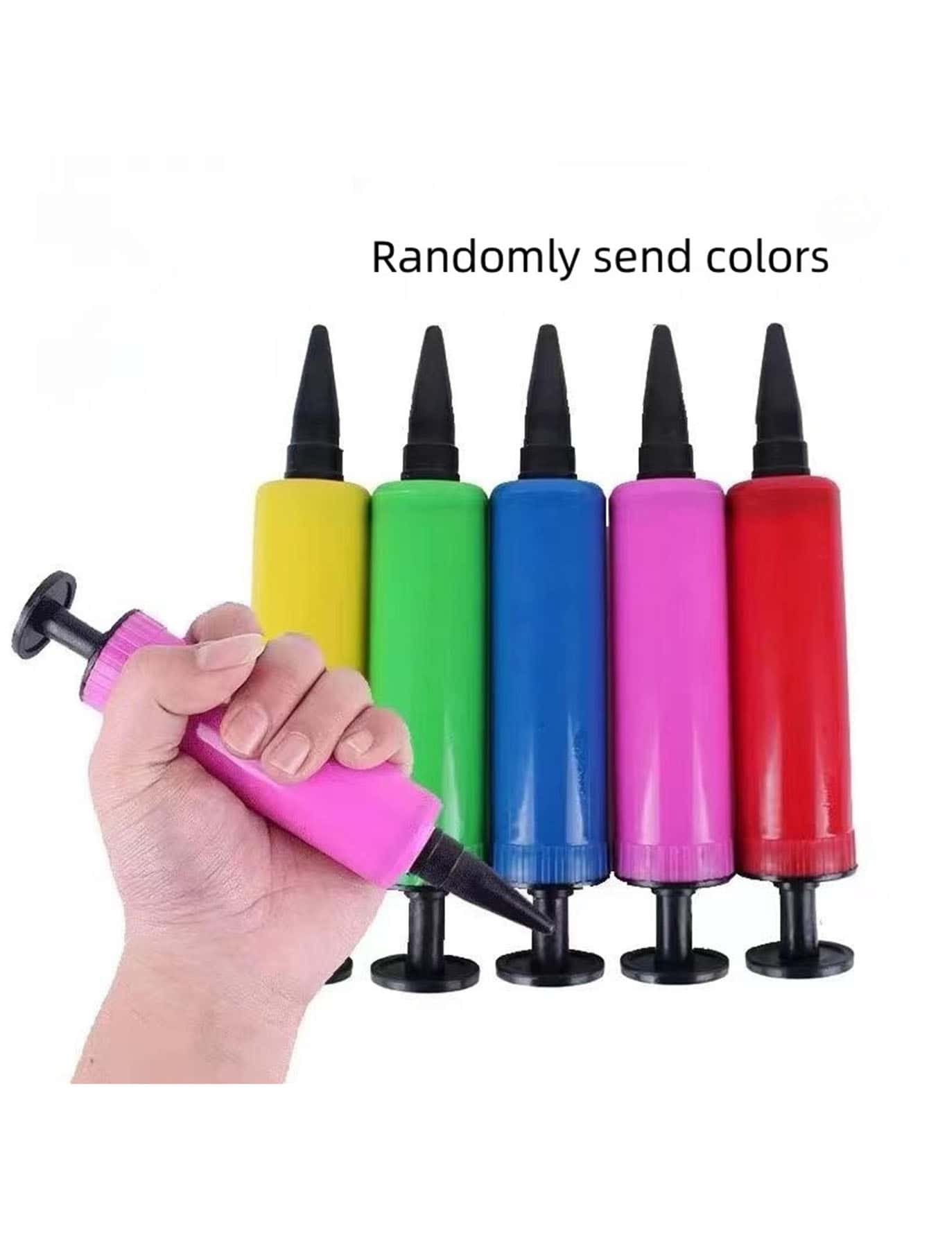 Inflador de globos portátil manual Bomba de aire para globos - Multicolor - Ver 1