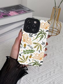 Custodia per telefono con modello leopardo - Multicolore - Visualizzare 2
