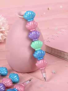 4pcs Shell Design Pencil - Multicolor - View 4