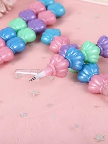 4pcs Shell Design Pencil - Multicolor - View 2