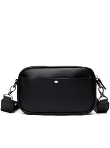 Túi đeo vai đa năng thời trang mới, túi đựng đồ thường ngày, túi đeo chéo, phù hợp cho học sinh trung học, sinh viên đại học, sinh viên năm nhất, du lịch ngoài trời, leo núi, thể thao, ba lô đại học, quà tặng Ngày của Cha, phong cách retro mùa hè, Halloween, Giáng sinh, Scream, túi nam, quà Giáng sinh mùa đông, túi đen, vật dụng cần thiết khi đi du lịch, cắm trại, túi đeo chéo, quà tặng kỳ nghỉ, túi retro mùa xuân. - màu đen - Xem 2