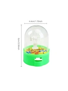 4pcs Mini Finger Basketball Shooting Game Machine, Interactive Desktop Stress Relief Basketball Toy - Multicolor - View 5