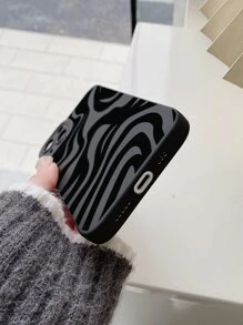 Apfel Zebra gestreiftes Handyhülle