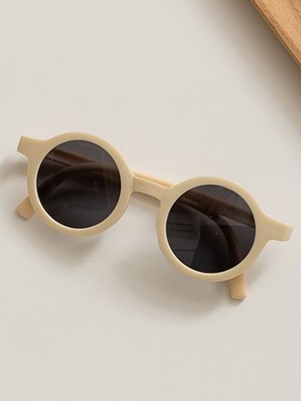 1 件儿童时尚眼镜，可折叠且小巧，附赠眼镜盒，适合男孩和女孩，夏季