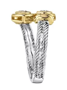 1 Stück Modischer Kubikzirkon Ring für Frauen für Hochzeit, Verlobung, Jahrestag, Party Schmuck, Valentinstag Geschenk