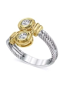 1 Stück Modischer Kubikzirkon Ring für Frauen für Hochzeit, Verlobung, Jahrestag, Party Schmuck, Valentinstag Geschenk