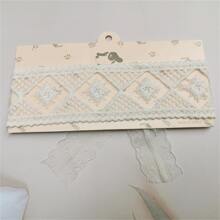 Baby Plaid Pattern Hair Band For Daily Life - Beige - View 5