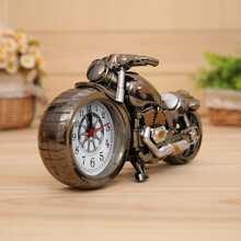 Đồng hồ báo thức hình xe máy 1pc - màu đen - Xem 9