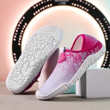 夏季釣魚鞋男女士透氣水鞋防滑涉水鞋釣魚划船岩釣 - 玫紅色 - 查看 8