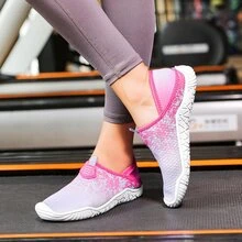 夏季釣魚鞋男女士透氣水鞋防滑涉水鞋釣魚划船岩釣 - 玫紅色 - 查看 2