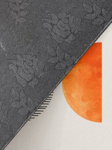 北歐風廚房入口地墊條廚房吸水地墊家庭圖案客廳地毯現代幾何防滑門墊 - 彩色 - 查看 6