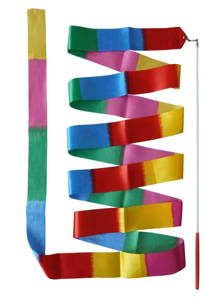 4M Colorful Gym Ribbon Dance Ribbon Rhythmic Art - Multicolor - View 8