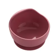 6 piezas de silicona alimentación del bebé Set con succión Tazas , adecuado para infantes - Rosa - Ver 4