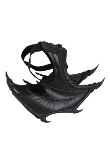 1pc Cosplay Dragon Wings 3d Stereo Effect Wings Suitable For Party Dress Up Props,Halloween - Black - View 4