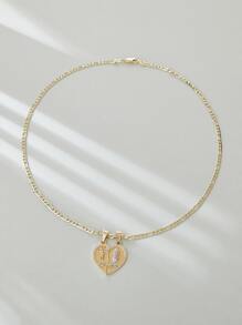 Te Amo Jesus Cross & Virgen Maria Breakable Heart Necklace Valentines,Mom,Mother,Mother's Day,Gift