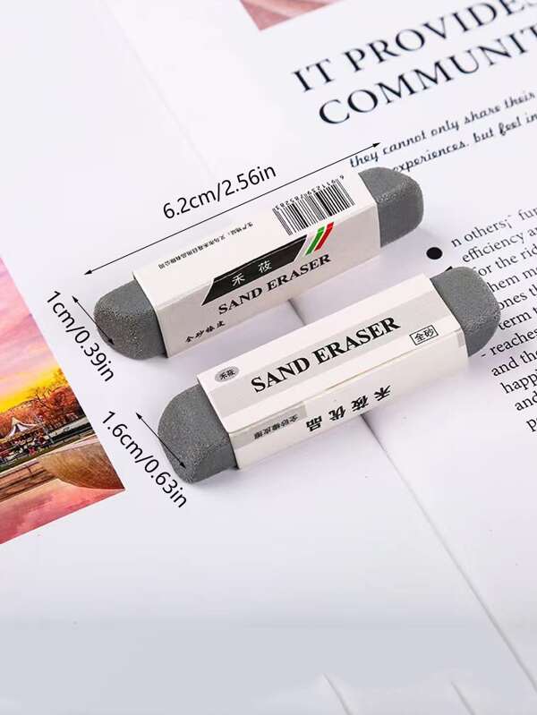 10 Scrub erasers pen eraser for student exams Clean, nonmarking semi