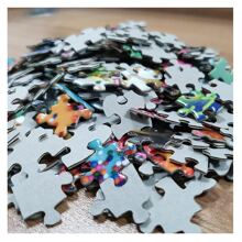 1000塊多彩拼圖,拼出一個舒適的房子,適用於14歲以上的成人,採用平面紙質材料,夜晚溫暖的風格,壓力緩解禮物,智力發展,啟蒙,成人手工玩具,房屋建造 - 彩色 - 查看 3