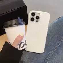 PU Leather Phone Case - White - View 5