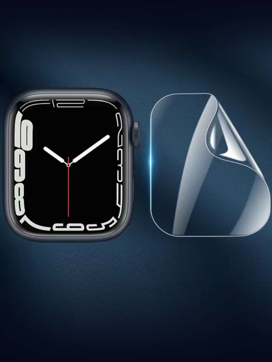 1入組屏幕保護膜適用於Apple Watch - 無色 - 查看 1