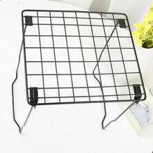 1pc Locker Organizer Shelf, Stackable, Extra Tall, Fits Standard Size School Lockers, Black - Black - View 5