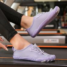 para niños playa Zapatos Zapatillas de agua secado rápido anti deslizante nadar Zapatos para actividades al aire libre , gimnasia , Comba , correr - Púrpura polvoriento - Ver 7