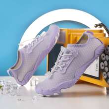 para niños playa Zapatos Zapatillas de agua secado rápido anti deslizante nadar Zapatos para actividades al aire libre , gimnasia , Comba , correr - Púrpura polvoriento - Ver 6