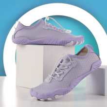 para niños playa Zapatos Zapatillas de agua secado rápido anti deslizante nadar Zapatos para actividades al aire libre , gimnasia , Comba , correr - Púrpura polvoriento - Ver 8