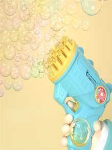 Children's Bubble Gun, Bubble Toy, Bubble Machine, 23-hole Bubble Blower, Electric Bubble Gun - Multicolor - View 2