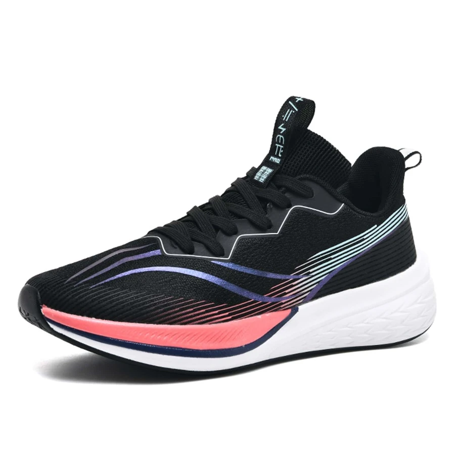 Thể thao Giày thể thao Cho nam giới , Khối màu Mặt trước thắt dây Giày thể thao - màu đen - Xem 1