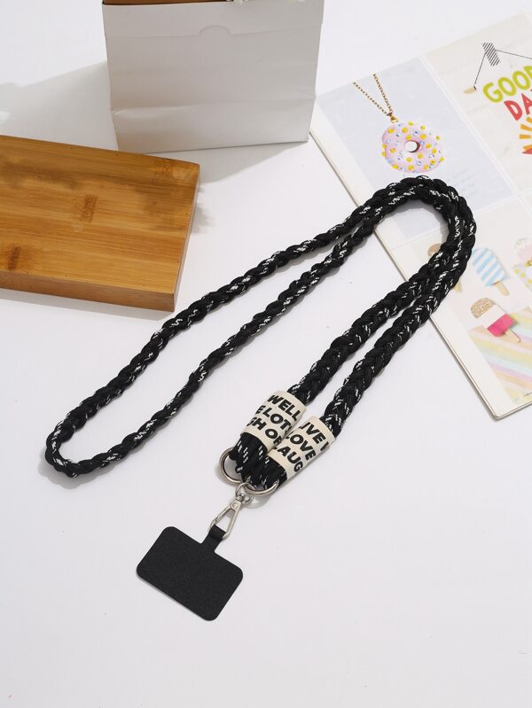 Braided Phone Lanyard With Connecting Card Gifts For Mother, Family, Friends, Birthday, Holiday Phone Charm, Phone Chain
