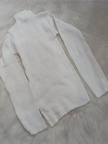 Women Sweaters - 珊瑚橙 - 查看 3