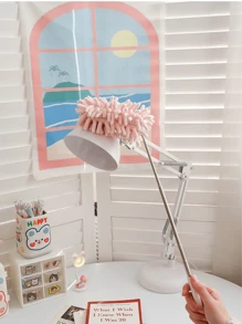 1入組迷你雪尼爾超細纖維除塵撣子帶可伸縮手柄適用於家庭,書桌,汽車清洗 - 粉色 - 查看 3