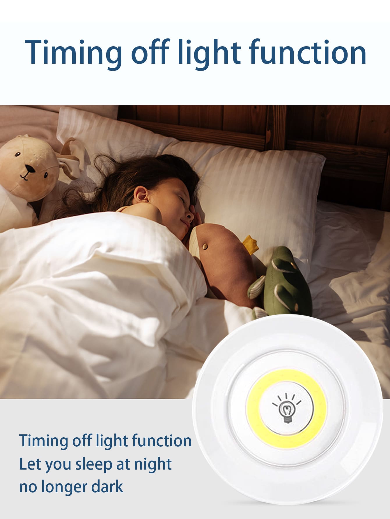 1/3/6 Led Night Light With Remote Control & Touch Function, Smart