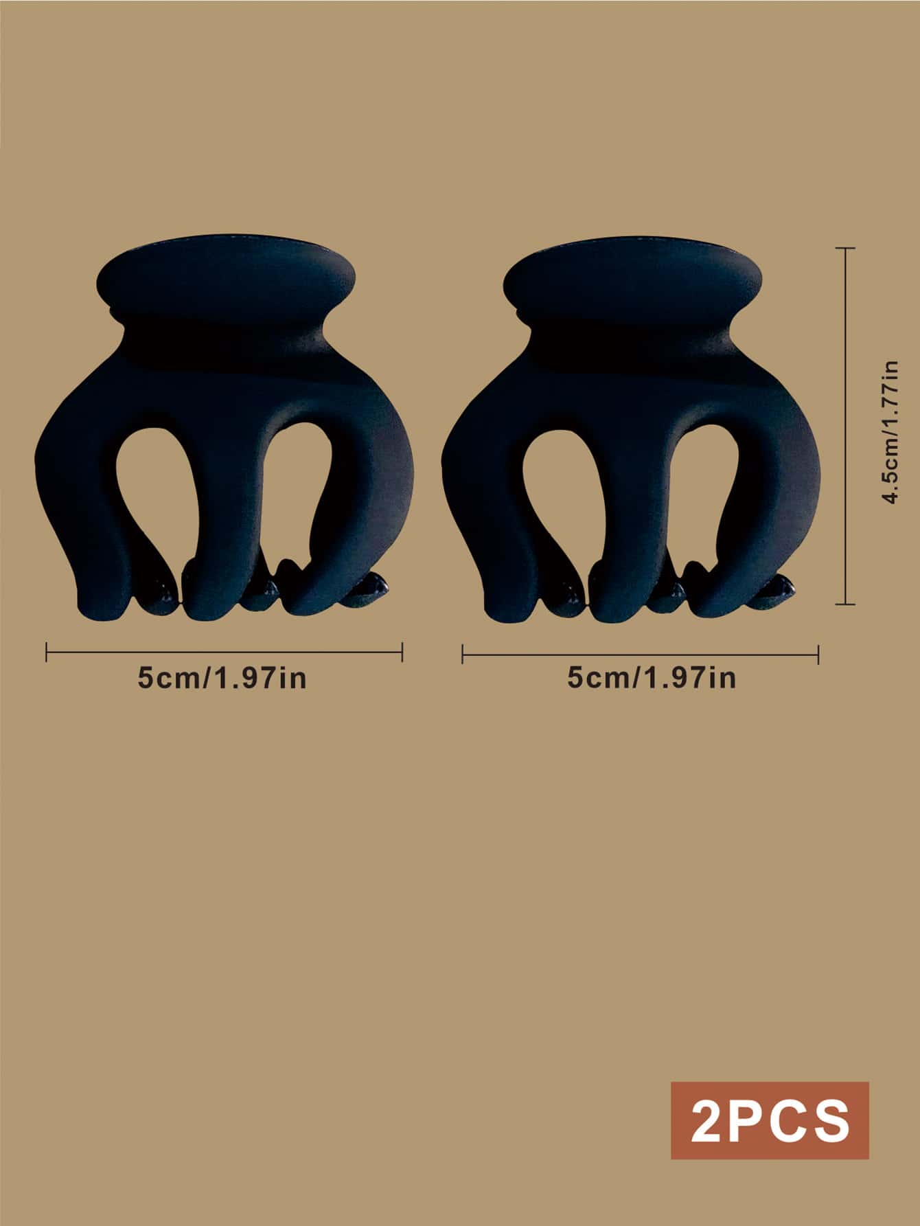 2pcs/1pc Pumpkin Shape Hair Claw Clips, Women Crab Claws Hair Clip Hair