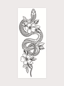 1-3 花中螺旋蛇，适合日常使用 - 黑色 - 查看 5