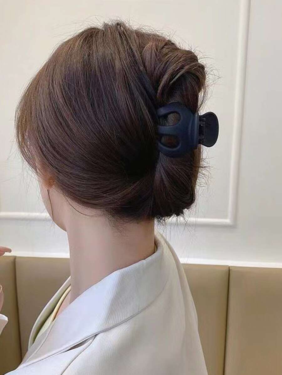 2pcs/1pc Pumpkin Shape Hair Claw Clips, Women Crab Claws Hair Clip Hair